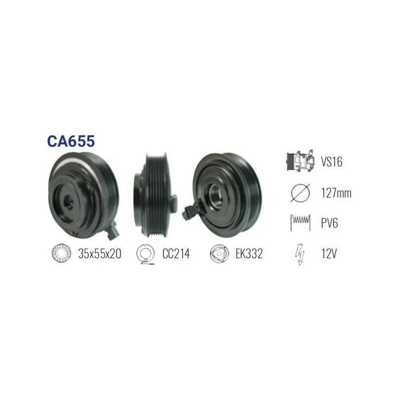 CA655 СЦЕПЛЕНИЕ В СБОРЕ VS16 6pk для FORD 8FK 351334021 / 1800К417 / 945776 / 850374 N / TSP 0155852 /
CA655 СЦЕПЛЕНИЕ В СБОРЕ VS16 6pk для FORD 8FK 351334021 / 1800К417 / 945776 / 850374 N / TSP 0155852 /