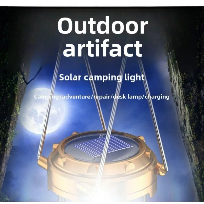 Solar Multifunctional Handheld Camping Lamp Tent Lamp LED Portable Flashlight Portable Waterproof Emergency Powered Work Light
Solar Multifunctional Handheld Camping Lamp Tent Lamp LED Portable Flashlight Portable Waterproof Emergency Powered Work Light