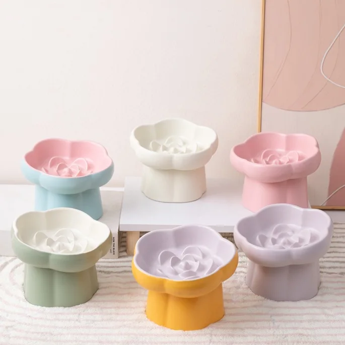 Elevated Ceramic Slow Feeder Bowl Neck Protection Slanted Anti-choke Anti-tipping Bowl For Cats Small Dogs
Elevated Ceramic Slow Feeder Bowl Neck Protection Slanted Anti-choke Anti-tipping Bowl For Cats Small Dogs