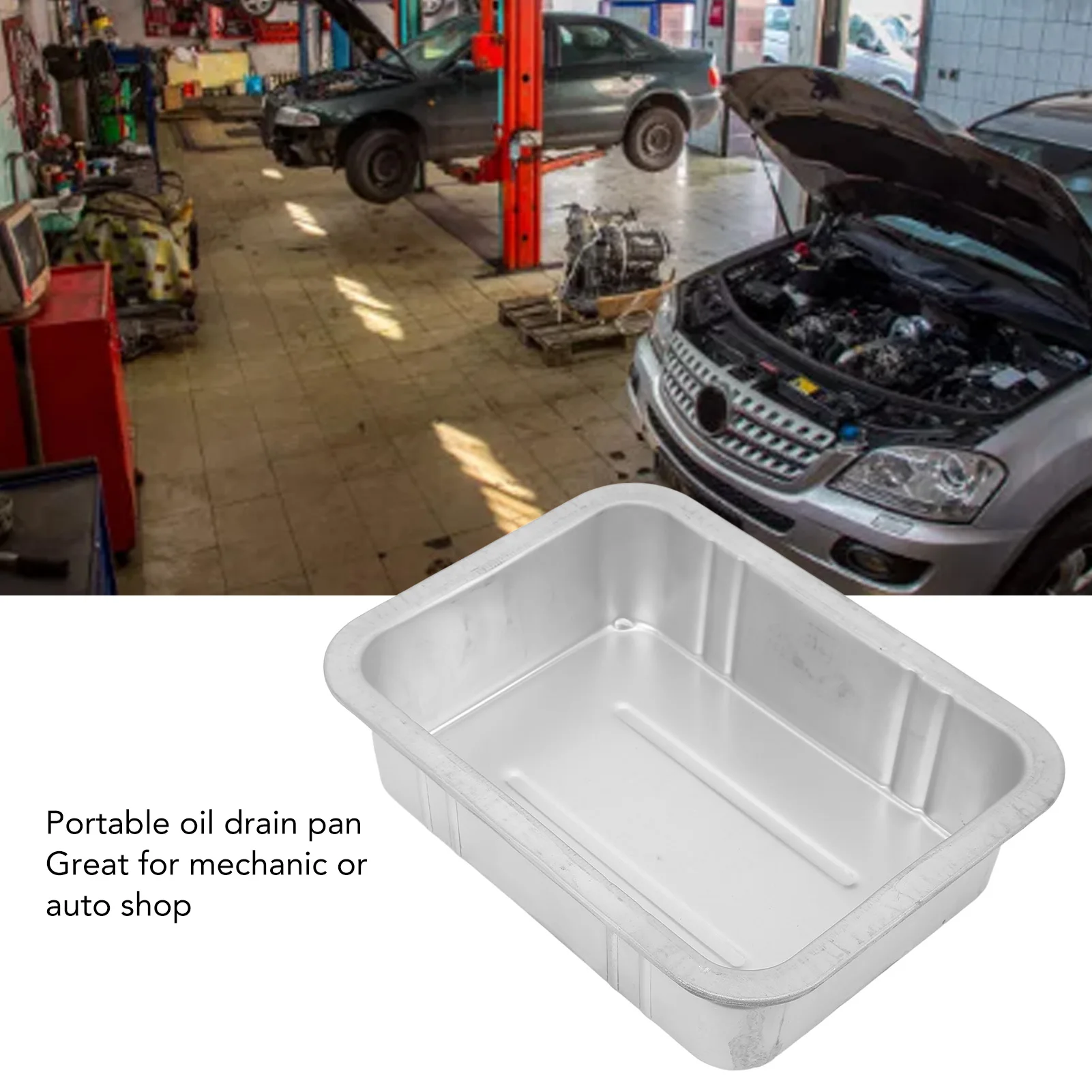 Oil Change Drain Pan Oil Drain Pan Leak Portable Metal Construction Automotive Oil Change Container Oil Drain Pan
Oil Change Drain Pan Oil Drain Pan Leak Portable Metal Construction Automotive Oil Change Container Oil Drain Pan