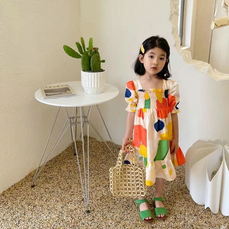 Girl's Dress Crinkle Color Block Tie Dress Princess Dress New High-Quality Baby Girl Clothing Children's Birthday Gift for Ages
Girl's Dress Crinkle Color Block Tie Dress Princess Dress New High-Quality Baby Girl Clothing Children's Birthday Gift for Ages
