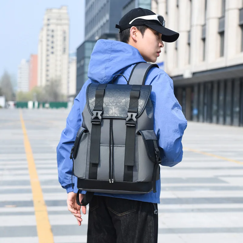 New men's casual backpack bag men's business commuter computer bag cross-border going large-capacity sports backpack
New men's casual backpack bag men's business commuter computer bag cross-border going large-capacity sports backpack