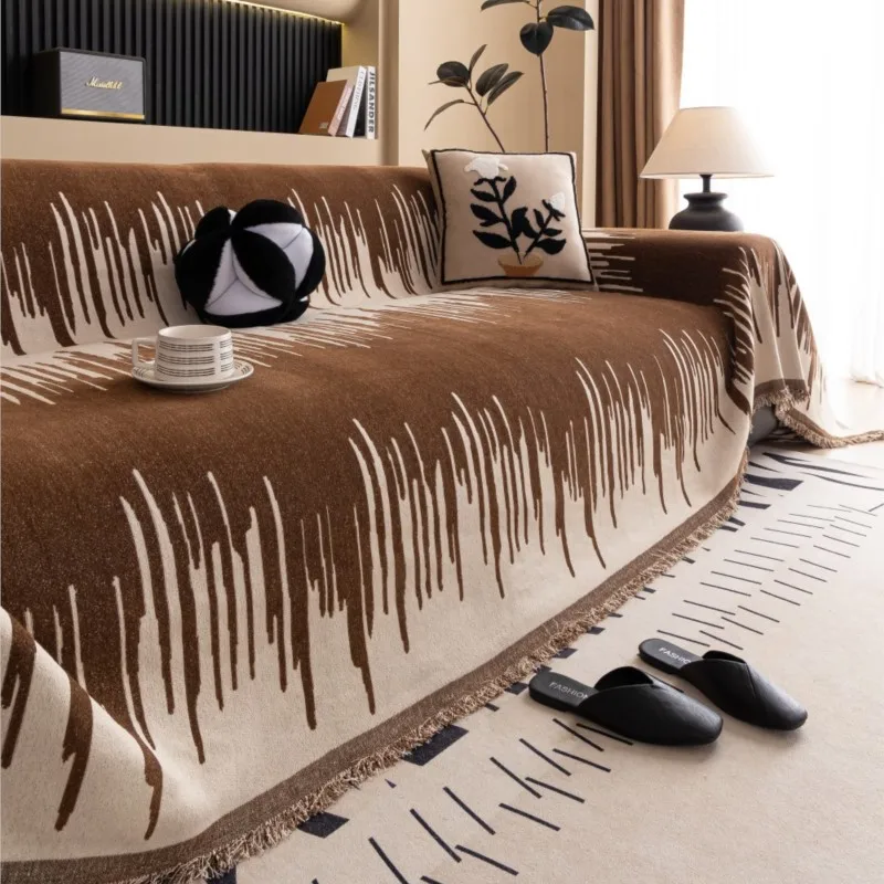 Camping Picnic Sofa Cover housses de canapé 2025 All-season Striped Funda Sofa Chenille Sofa Covers Mats Throw Blankets
Camping Picnic Sofa Cover housses de canapé 2025 All-season Striped Funda Sofa Chenille Sofa Covers Mats Throw Blankets