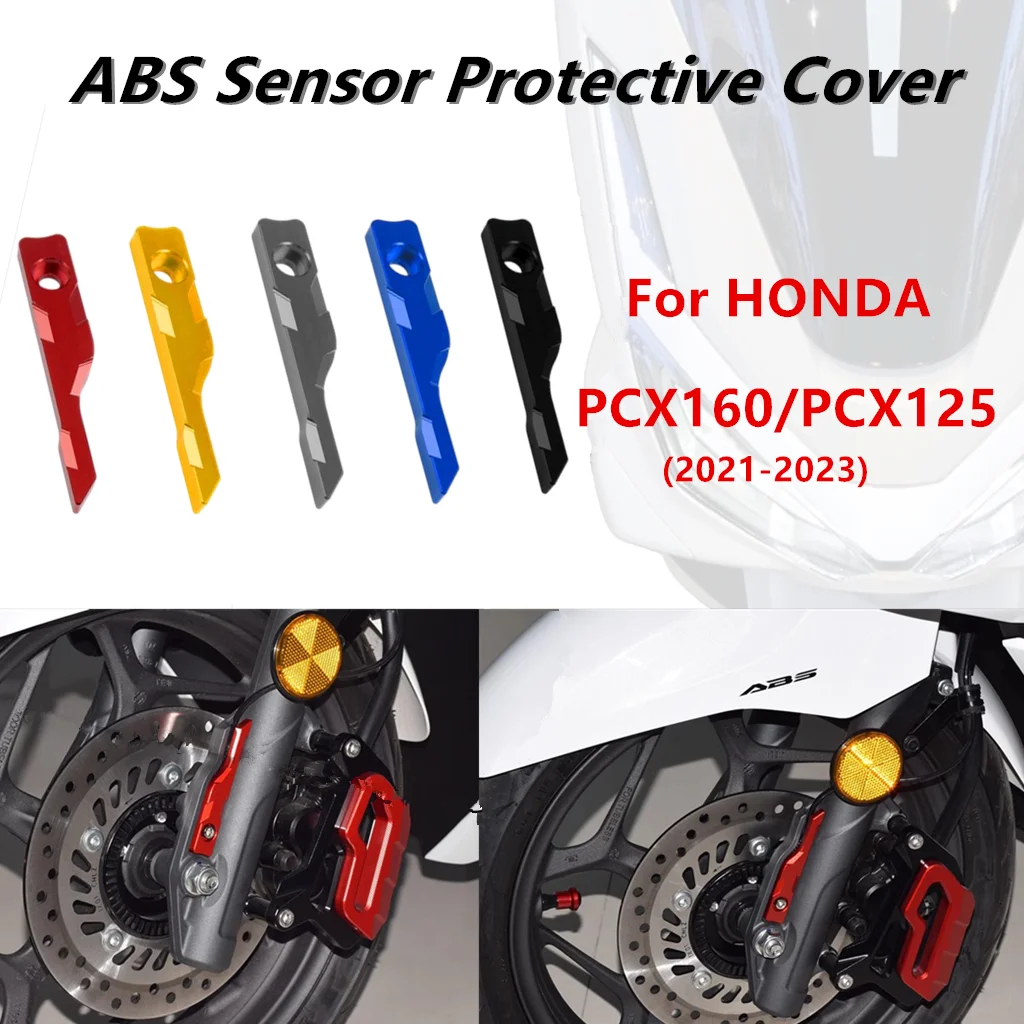 Motorcycle Front Wheels ABS Sensor Protection Cover For HONDA PCX160 PCX125 2021-2023 CNC Aluminum Alloy Accessories
Motorcycle Front Wheels ABS Sensor Protection Cover For HONDA PCX160 PCX125 2021-2023 CNC Aluminum Alloy Accessories