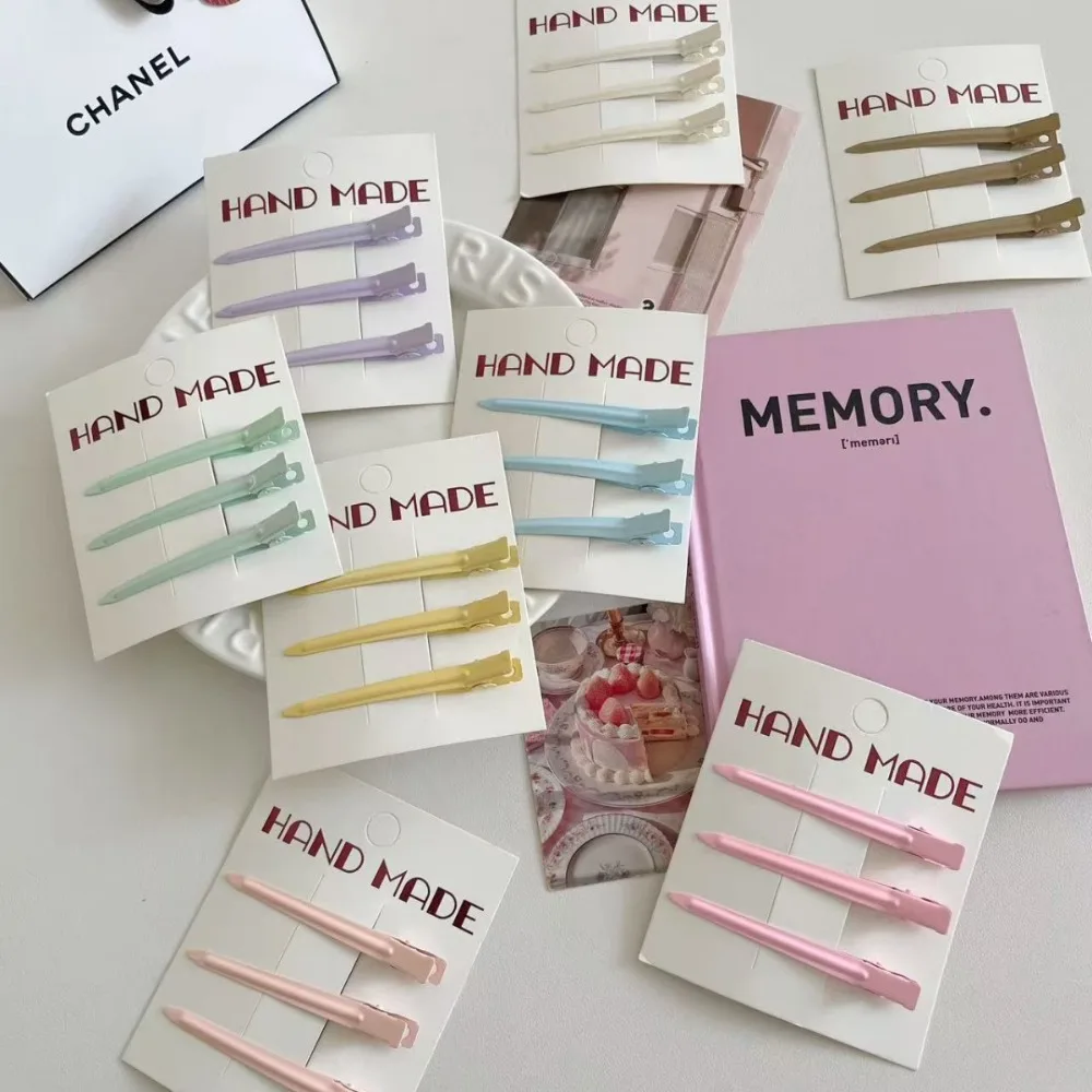 New Candy Colored Seamless Makeup Hair Clip for Women with Fluffy Duckbill Roots Simple Makeup Clip Bangs Clip Hair Accessories
New Candy Colored Seamless Makeup Hair Clip for Women with Fluffy Duckbill Roots Simple Makeup Clip Bangs Clip Hair Accessories