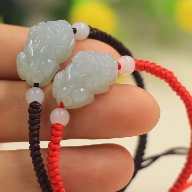 Customized Natural Jade Emerald Pixiu Bracelet Adjustable Bangle Jewellery Fashion Accessories Hand Knotting Woman Amulet
Customized Natural Jade Emerald Pixiu Bracelet Adjustable Bangle Jewellery Fashion Accessories Hand Knotting Woman Amulet