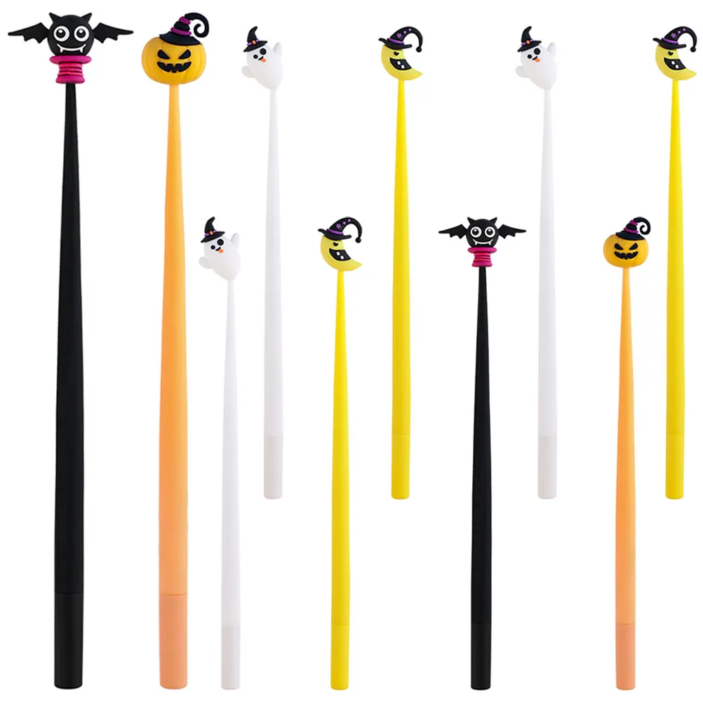 10Pcs Halloween Pumpkin Gel Pens Smooth Writing Cartoon Shape Portable Multipurpose Office Stationery Party Favors Gift Set
10Pcs Halloween Pumpkin Gel Pens Smooth Writing Cartoon Shape Portable Multipurpose Office Stationery Party Favors Gift Set