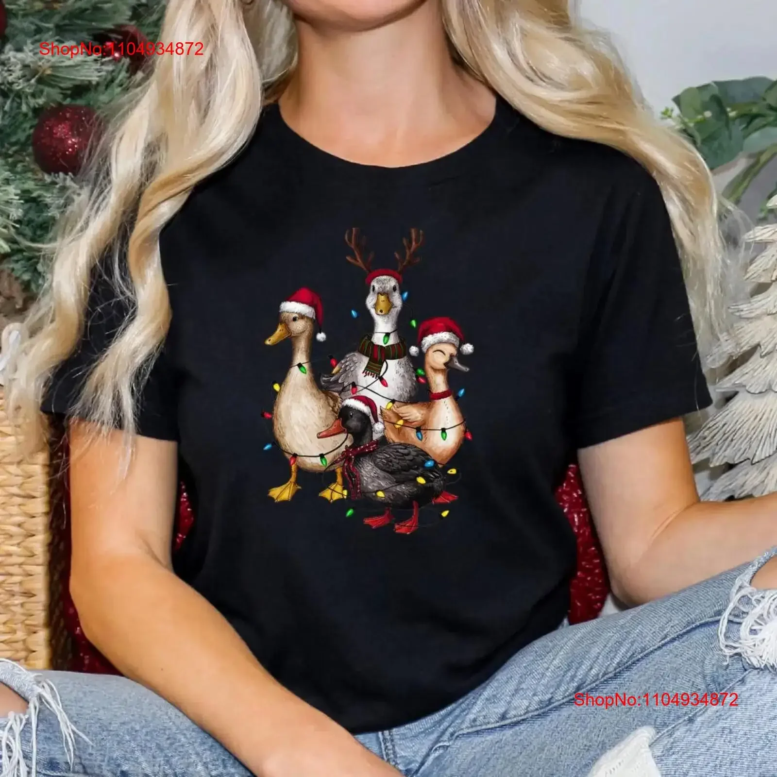 Christmas Duck T Shirt Merry Duckmas Goose Farm Animal Funny LighT vintage Washed streetwear Slightly designer clothes fashion
Christmas Duck T Shirt Merry Duckmas Goose Farm Animal Funny LighT vintage Washed streetwear Slightly designer clothes fashion