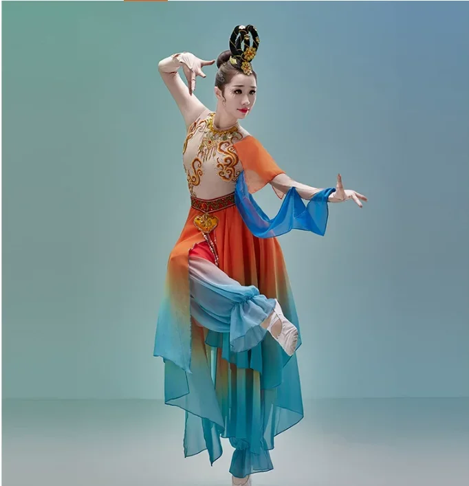 Adult Classical Dance Sky Dunhuang Fairy Hanfu Exotic Clothing
Adult Classical Dance Sky Dunhuang Fairy Hanfu Exotic Clothing