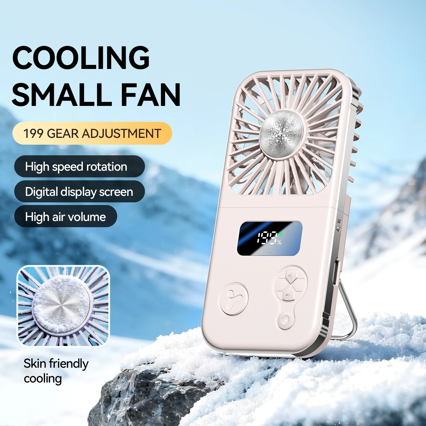 Portable Folding Handheld Fan LED Semiconductor Cooling 199 Wind Speed USB Folding Stand Hanging Neck Battery Fan 180 ° Outdoor
Portable Folding Handheld Fan LED Semiconductor Cooling 199 Wind Speed USB Folding Stand Hanging Neck Battery Fan 180 ° Outdoor