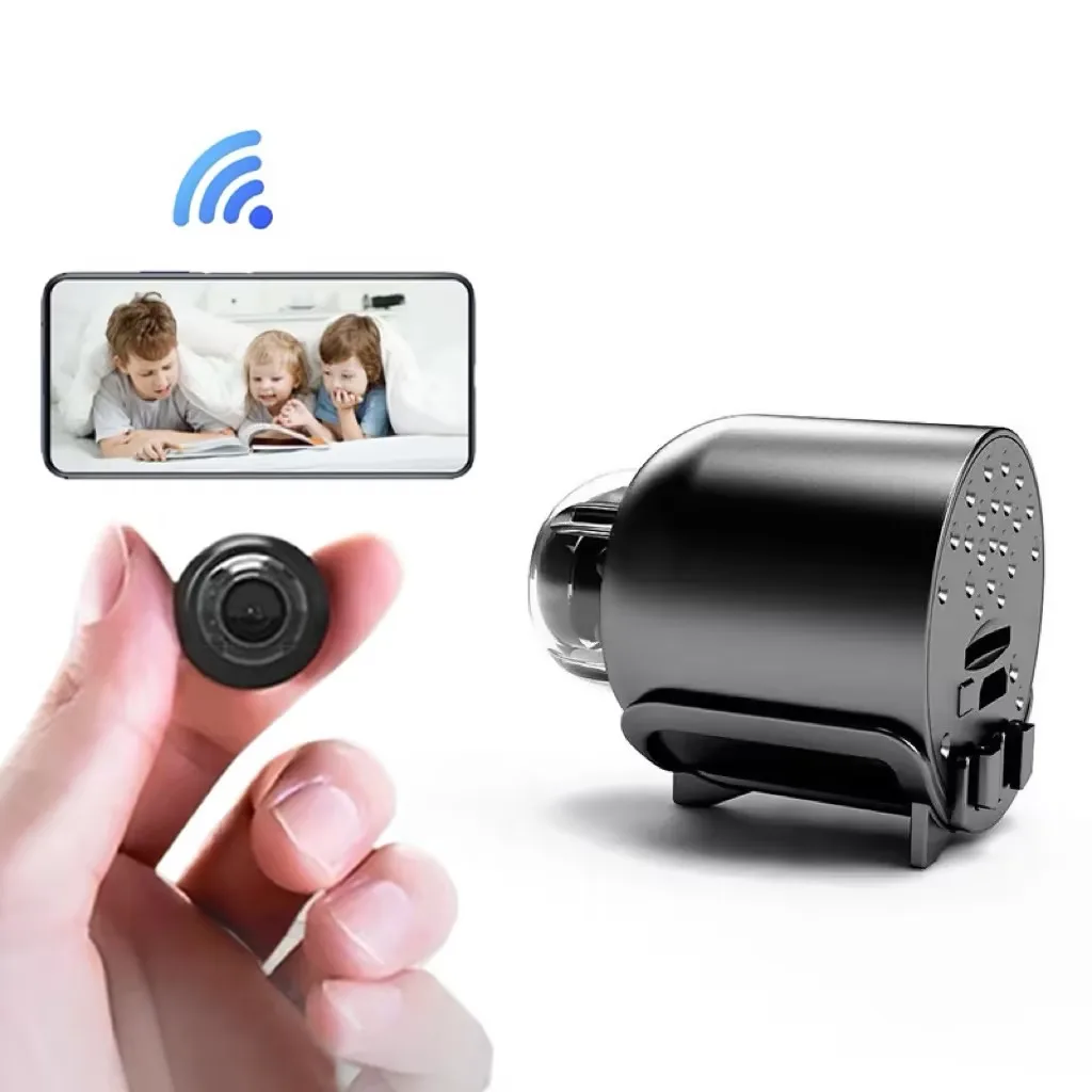 Миниатюрная Wi-Fi камера 1080P для дома, видеоняня с ночным видением, обнаружением движения, широкоугольная, для семейной безопасности
Миниатюрная Wi-Fi камера 1080P для дома, видеоняня с ночным видением, обнаружением движения, широкоугольная, для семейной безопасности