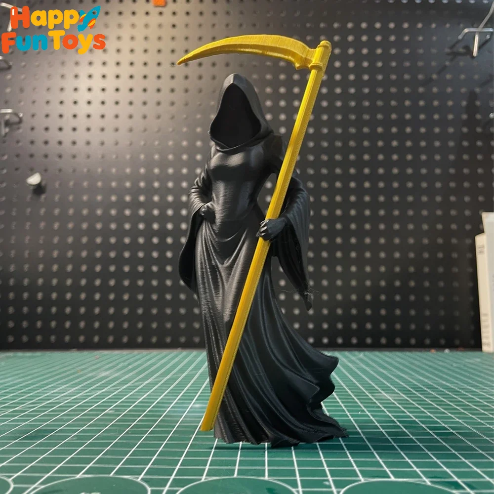 3D Printed Female Reaper Ornament Sickle Detachable Dark Themed Figurine Desktop Decoration Creative Trendy Toy Gifts
3D Printed Female Reaper Ornament Sickle Detachable Dark Themed Figurine Desktop Decoration Creative Trendy Toy Gifts