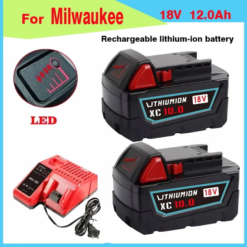 Аккумулятор 18 В 12,0 Ач для Milwaukee Akku 18B6 18 В XC Li-ion 48-11-1860 48-11-1852 48-11-1850 48-11-1840 48-11-1820
Аккумулятор 18 В 12,0 Ач для Milwaukee Akku 18B6 18 В XC Li-ion 48-11-1860 48-11-1852 48-11-1850 48-11-1840 48-11-1820