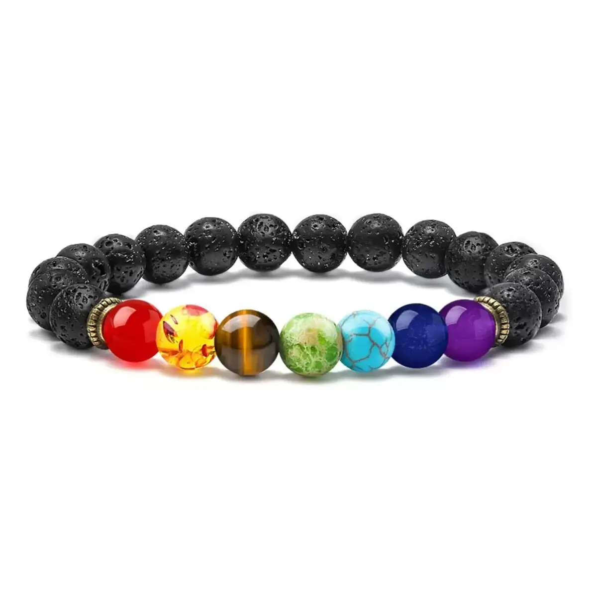 Round Beads 7 Chakra Treatment Crystal Bracelet Yoga Stone Elastic line Bracelet Meditation Relaxation Anxiety Women's Bracele
Round Beads 7 Chakra Treatment Crystal Bracelet Yoga Stone Elastic line Bracelet Meditation Relaxation Anxiety Women's Bracele
