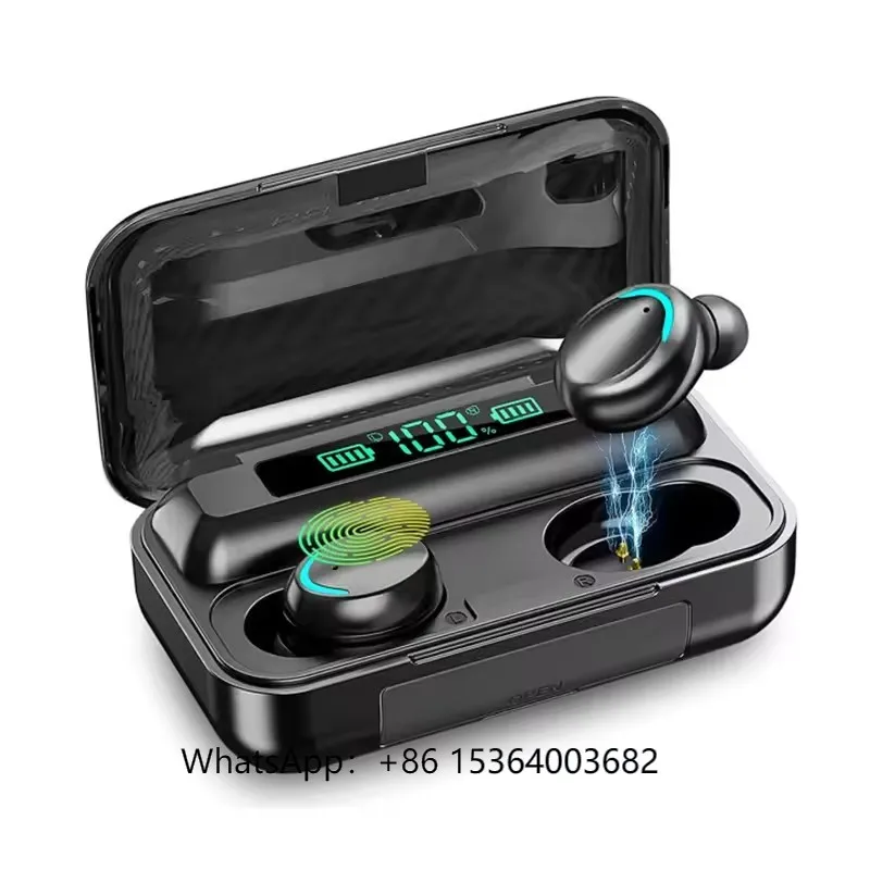 Hot Selling TWS Earbuds with Power Bank Charging Case Waterproof Wireless Headset In-ear Gaming HIFI True Stereo Auriculares
Hot Selling TWS Earbuds with Power Bank Charging Case Waterproof Wireless Headset In-ear Gaming HIFI True Stereo Auriculares