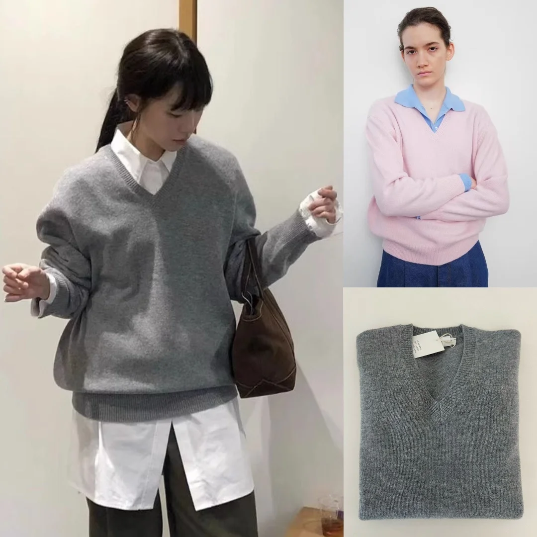 Ultrine Merino Wool Camere V-Ne Knitted Sweater Pure Color Commute Sle Long Sve Regular Length Women's Sweater
Ultrine Merino Wool Camere V-Ne Knitted Sweater Pure Color Commute Sle Long Sve Regular Length Women's Sweater