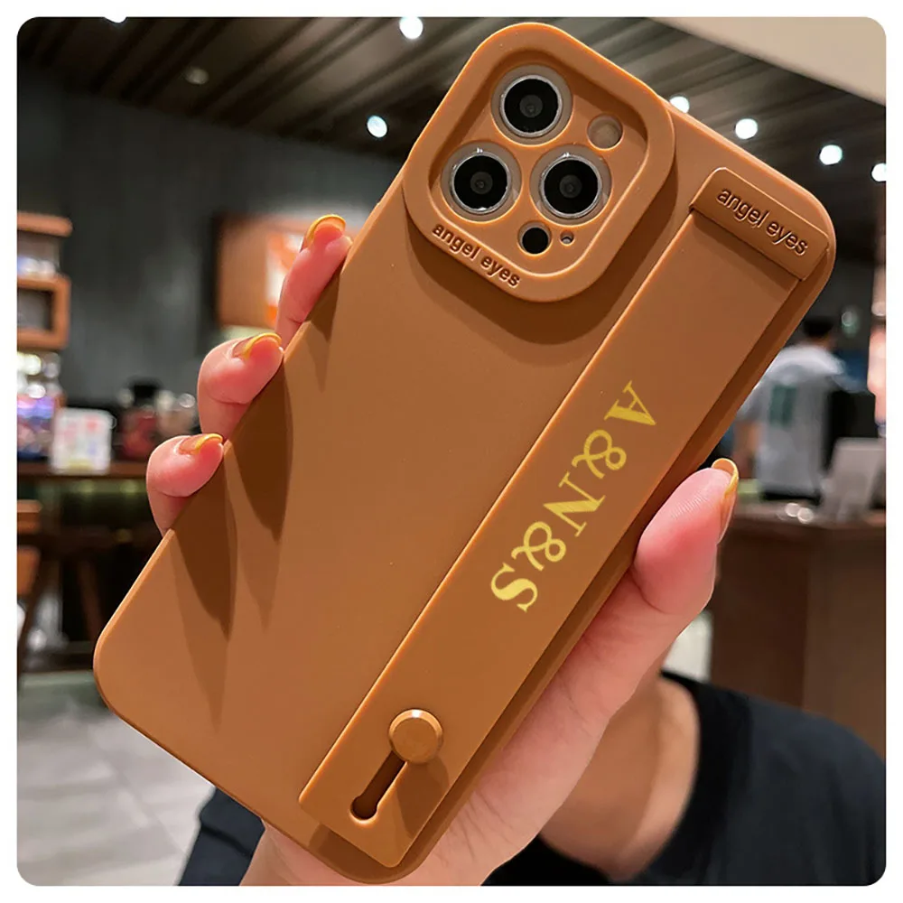 New Solid Color Leather Wristband Custom Name Phone Case For iPhone 13 12 Pro Max mini 11 Pro XS X XR 6S 7 8 Plus SE 2020 Coque
New Solid Color Leather Wristband Custom Name Phone Case For iPhone 13 12 Pro Max mini 11 Pro XS X XR 6S 7 8 Plus SE 2020 Coque