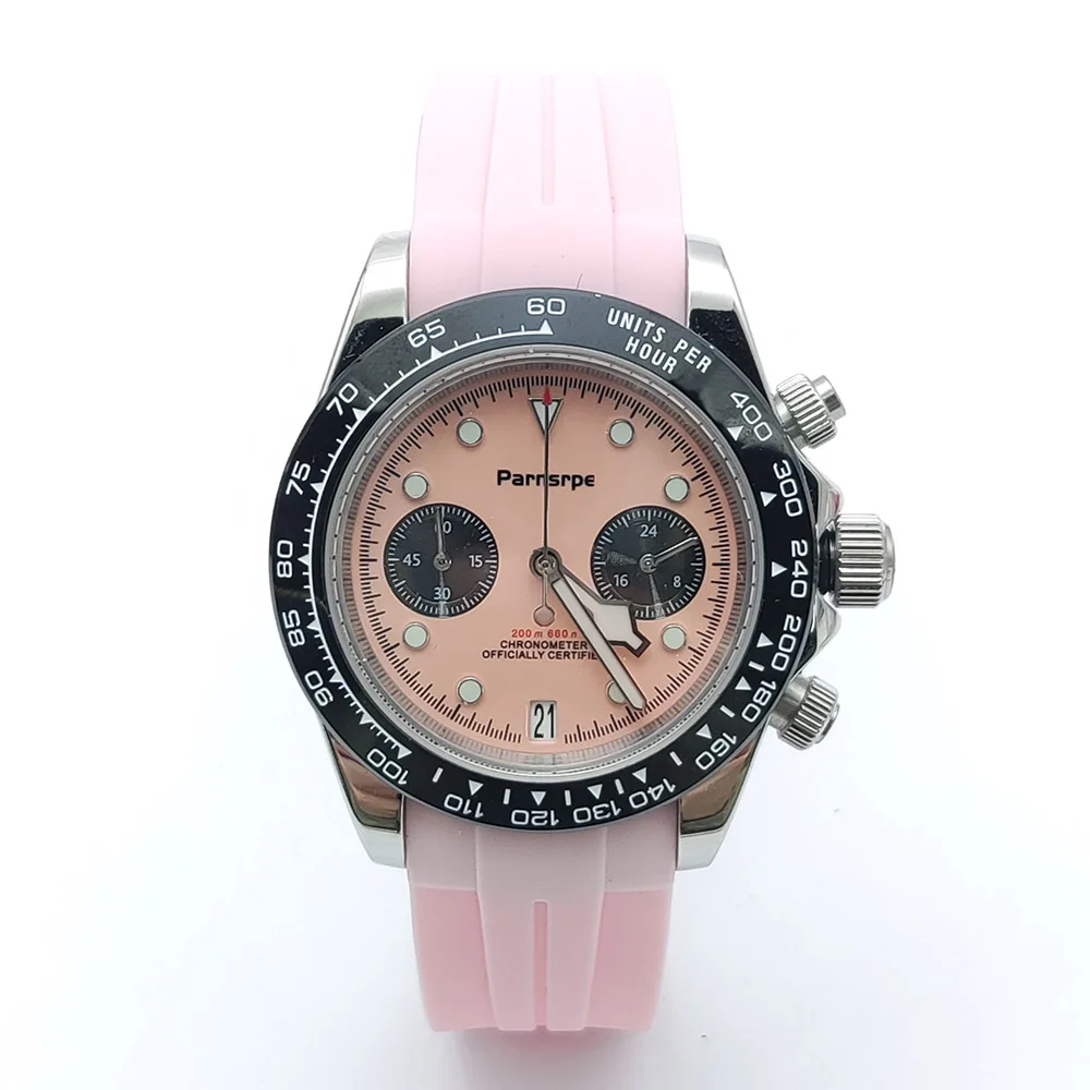 PARNSRPE 40MM VK64 Automatic 20bar Men's Automatic Diving Watch Sapphire Crystal Luminous Hands
PARNSRPE 40MM VK64 Automatic 20bar Men's Automatic Diving Watch Sapphire Crystal Luminous Hands