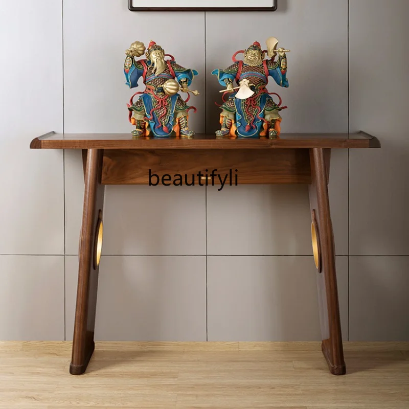 Black Walnut Solid Wood Entrance Cabinet Display Side View Display Stand New Chinese Furniture
Black Walnut Solid Wood Entrance Cabinet Display Side View Display Stand New Chinese Furniture