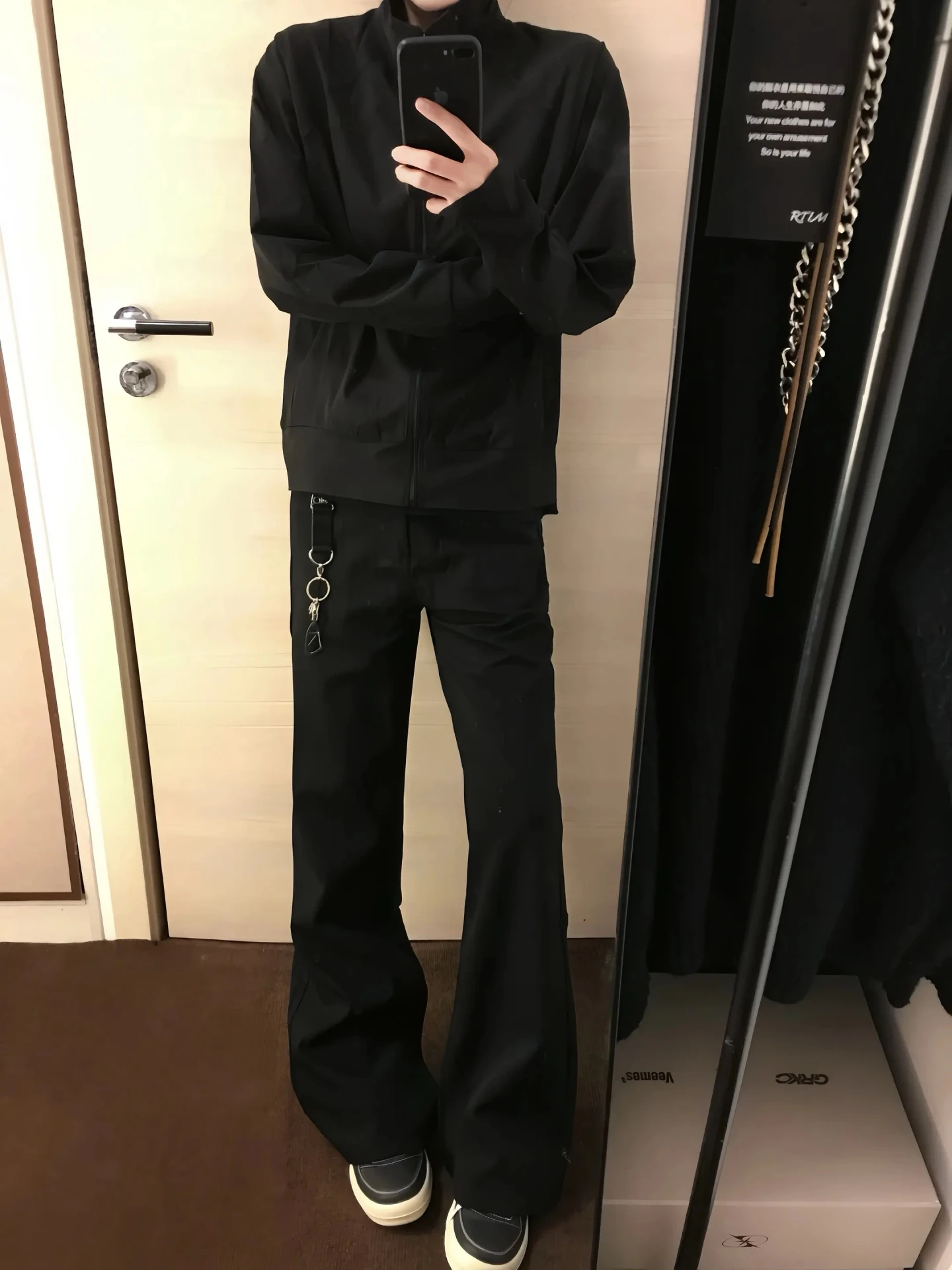 Cleanfit Black Knife Jeans Men's American High Street Style Straight Leg Slimming Flared Pants Youthful Trend Cotton Blend
Cleanfit Black Knife Jeans Men's American High Street Style Straight Leg Slimming Flared Pants Youthful Trend Cotton Blend