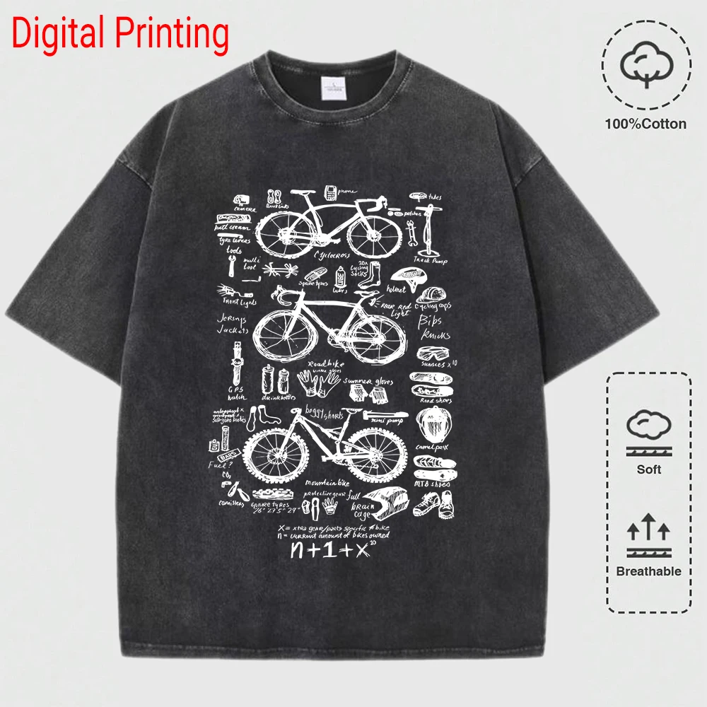 Bicycle Riding Equipment Digital Prints Washed T-Shirt Women Cotton Breathable T Shirts Loose Casual Clothes Soft Y2K Streetwear
Bicycle Riding Equipment Digital Prints Washed T-Shirt Women Cotton Breathable T Shirts Loose Casual Clothes Soft Y2K Streetwear