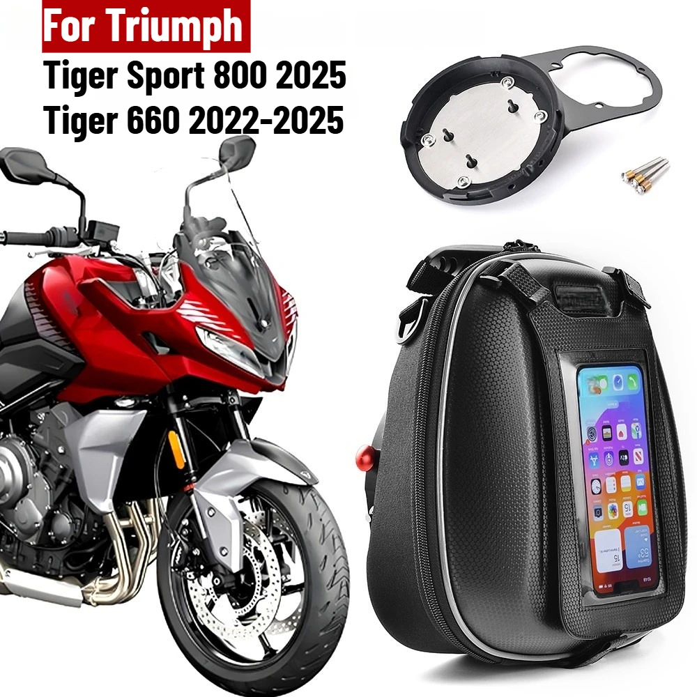 Tank Bag For Tiger Sport 800 2025 Tiger 660 2022-2025 Motorcycle Luggage Top Case Racing Navigation Bag Backpack Quick Lock
Tank Bag For Tiger Sport 800 2025 Tiger 660 2022-2025 Motorcycle Luggage Top Case Racing Navigation Bag Backpack Quick Lock