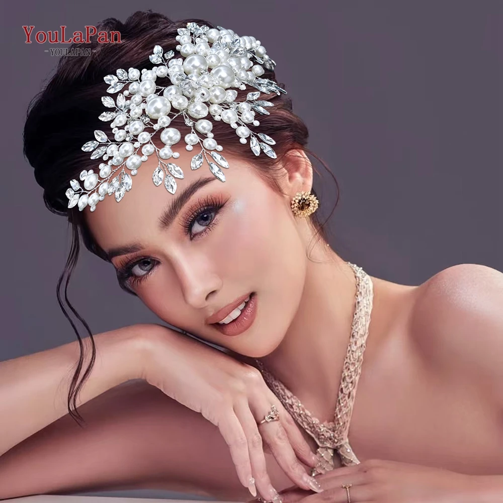 YouLaPan Elegant Pearl Hair Comb Bride Bridesmaid Headdress Wedding Hair Ornaments Fashion Headwear Rhinestone Headpiece HP917
YouLaPan Elegant Pearl Hair Comb Bride Bridesmaid Headdress Wedding Hair Ornaments Fashion Headwear Rhinestone Headpiece HP917