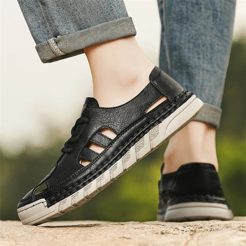 Sandals for Men 2026 Summer New Style Breathable Hollow Anti-Slip Beach Shoes Outdoor River Tracing Shoes
Sandals for Men 2026 Summer New Style Breathable Hollow Anti-Slip Beach Shoes Outdoor River Tracing Shoes