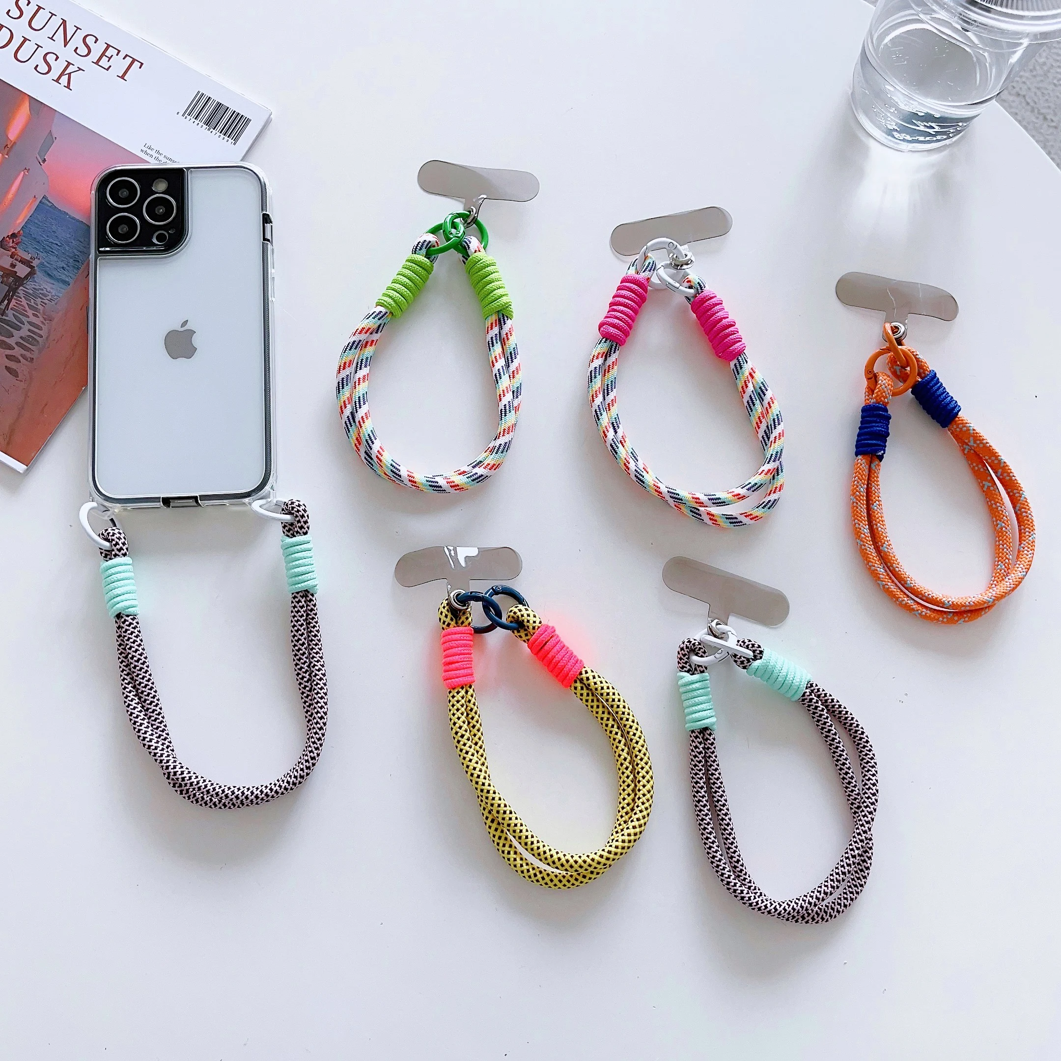 Fashion trend mobile phone wrist strap Mobile pendant decoration anti-loss rope multi-purpose wrist strap short rope hand rope
Fashion trend mobile phone wrist strap Mobile pendant decoration anti-loss rope multi-purpose wrist strap short rope hand rope