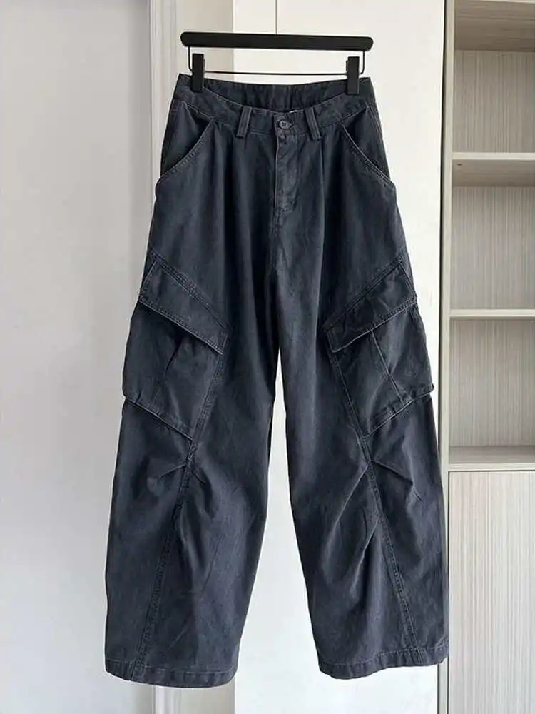 Retro American Work Pants Multi-Pocket Casual Pants Women's Loose Fashion Design Long Trousers Autumn New Style High Waist Wi...
Retro American Work Pants Multi-Pocket Casual Pants Women's Loose Fashion Design Long Trousers Autumn New Style High Waist Wi...