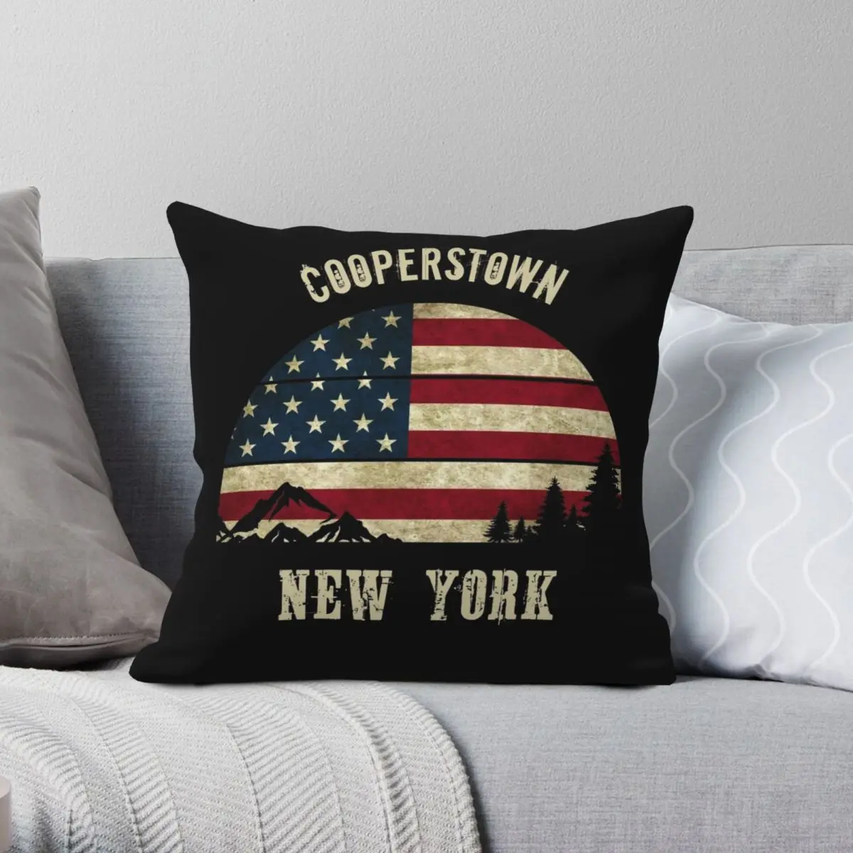 Cooperstown New York Square Pillowcase Polyester Linen Velvet Printed Zip Decor Pillow Case Bed Cushion Cover 18"
Cooperstown New York Square Pillowcase Polyester Linen Velvet Printed Zip Decor Pillow Case Bed Cushion Cover 18"