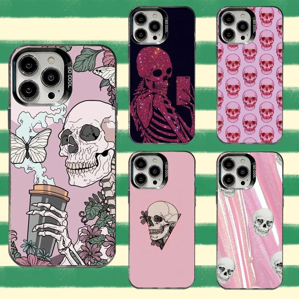 Pink Skulls Phone Case For iPhone 16,15,14,13,12,11,8,7,Pro,Max,Plus,Mini,XS,SE Anti Fall Black Matte Hard
Pink Skulls Phone Case For iPhone 16,15,14,13,12,11,8,7,Pro,Max,Plus,Mini,XS,SE Anti Fall Black Matte Hard
