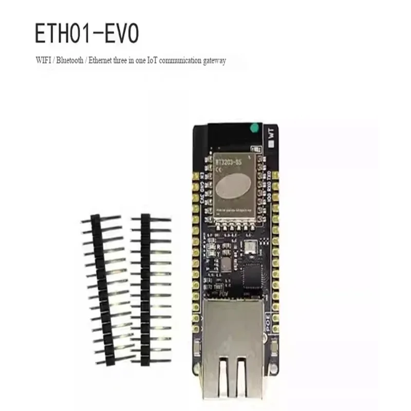 ETH01-EVO onboard ESP32-C3 development board with Ethernet WIFI Bluetooth three in one IoT gateway
ETH01-EVO onboard ESP32-C3 development board with Ethernet WIFI Bluetooth three in one IoT gateway