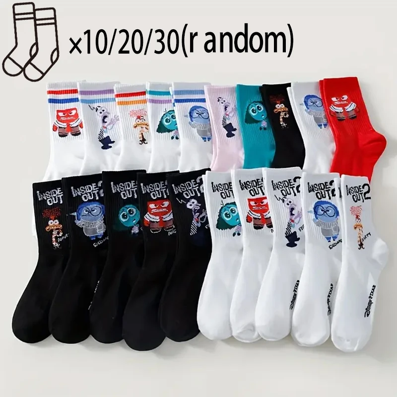 10/20/30 Dual Four Seasons Unisex Fashionable Disney Cute Anime Cartoon Series Versatile Casual Mid Tube Striped Letter Socks
10/20/30 Dual Four Seasons Unisex Fashionable Disney Cute Anime Cartoon Series Versatile Casual Mid Tube Striped Letter Socks