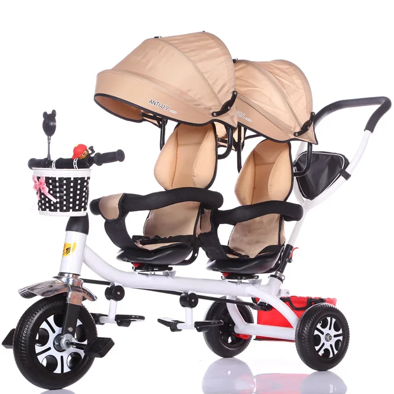 Children's Tricycle Twin Double Stroller Baby Bike Stroller Lightweight Baby Mutiple Stroller
Children's Tricycle Twin Double Stroller Baby Bike Stroller Lightweight Baby Mutiple Stroller