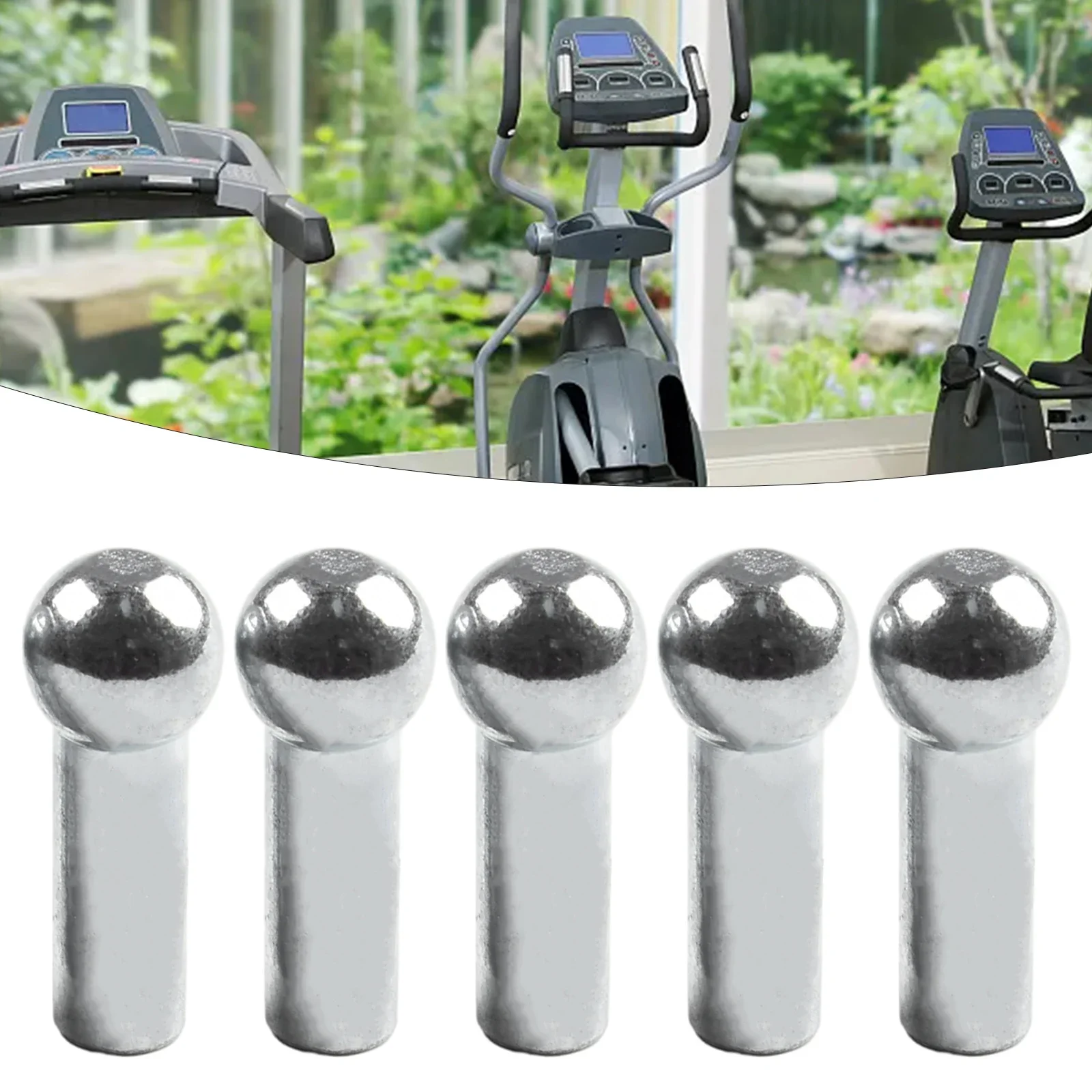 Set Of 5 Metallics Ball Stoppers For 5mm-6mm Diameter Cables Home Gym Wire Port Joints Fitness Pulley Machine Accessories
Set Of 5 Metallics Ball Stoppers For 5mm-6mm Diameter Cables Home Gym Wire Port Joints Fitness Pulley Machine Accessories