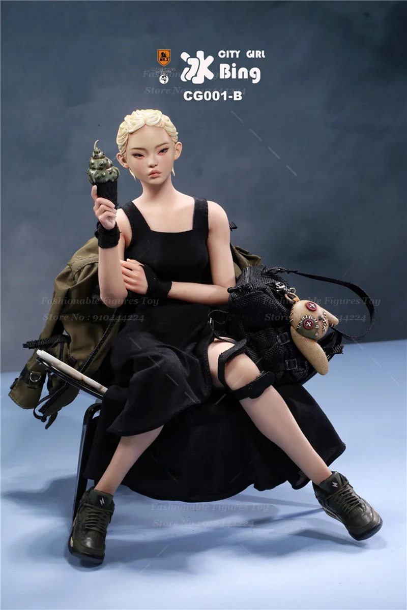 Mr.Z CG001 1/6 Женский солдат Mu Bing Cold City Girl Harajuku Wind Eye Charm Movement Dolls Полный набор 12-дюймовой экшн-фигурки Модель 
Mr.Z CG001 1/6 Женский солдат Mu Bing Cold City Girl Harajuku Wind Eye Charm Movement Dolls Полный набор 12-дюймовой экшн-фигурки Модель