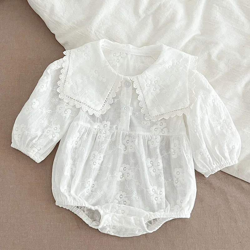 2025 New Spring Baby Girls Clothing Toddler Baby Girls Bodysuits Long Sleeved Cotton Embroidery Infant Baby Girls Jumpsuit
2025 New Spring Baby Girls Clothing Toddler Baby Girls Bodysuits Long Sleeved Cotton Embroidery Infant Baby Girls Jumpsuit