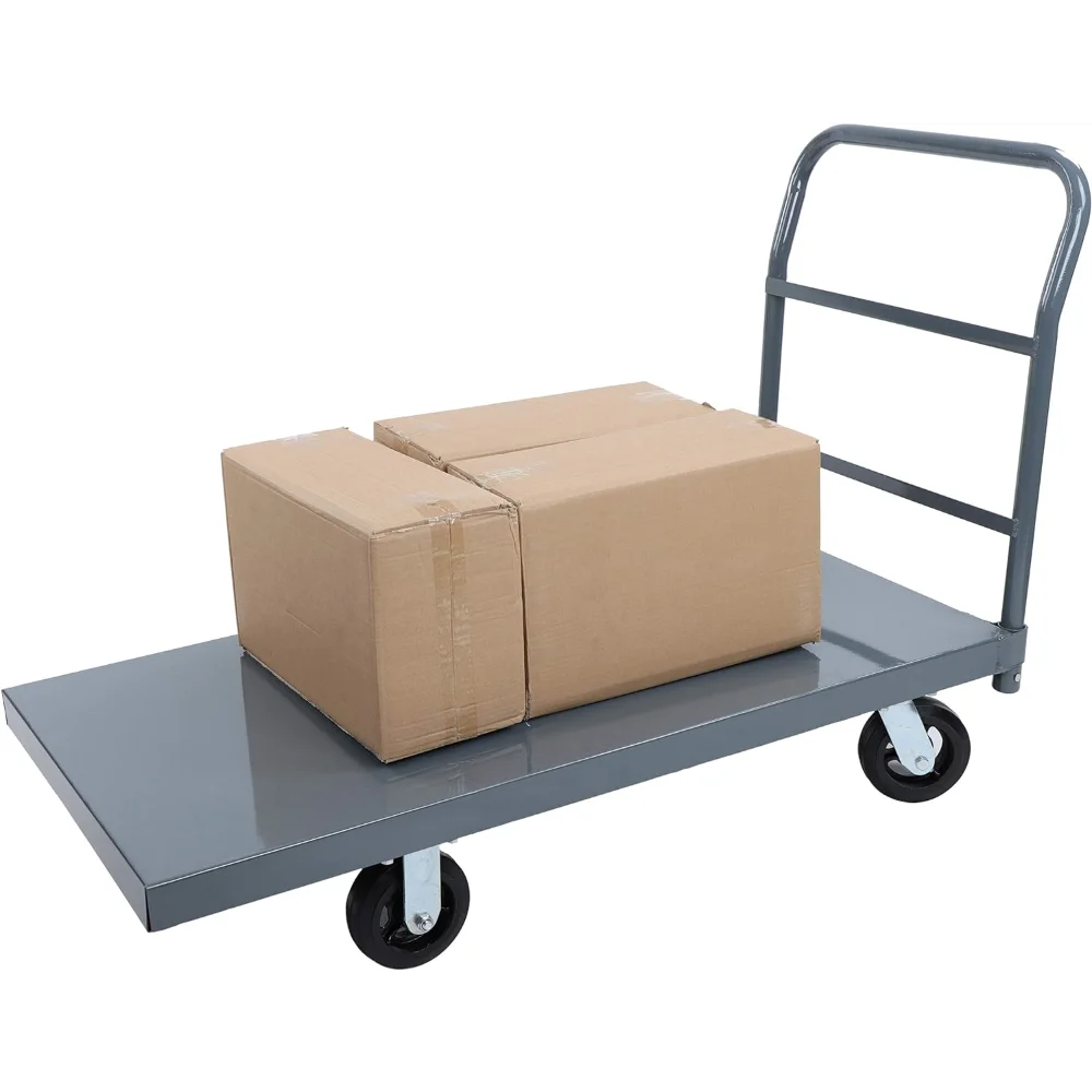BISupply Platform Truck Industrial Flat Dolly Cart with Wheels - Heavy Duty 24 x 48 Cart - 2000lb Capacity Flatbed Hand
BISupply Platform Truck Industrial Flat Dolly Cart with Wheels - Heavy Duty 24 x 48 Cart - 2000lb Capacity Flatbed Hand