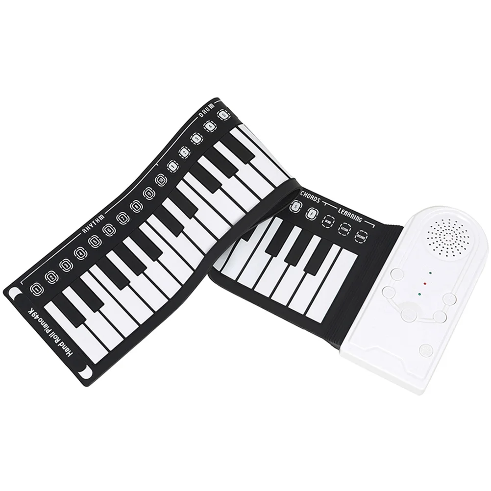49 Keys Electronic Roll Piano Keyboard Piano Foldable Keyboard Built-in Speaker Travel Music Learning Durable Silicone
49 Keys Electronic Roll Piano Keyboard Piano Foldable Keyboard Built-in Speaker Travel Music Learning Durable Silicone