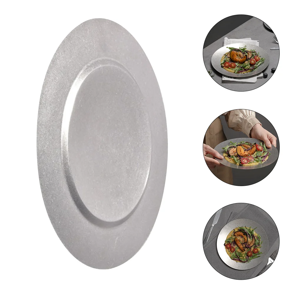 Stainless Steel Plate Round Dinner Plates for Western Food Cake Pans Kitchen Dessert Breakfast Serving Premium Material
Stainless Steel Plate Round Dinner Plates for Western Food Cake Pans Kitchen Dessert Breakfast Serving Premium Material