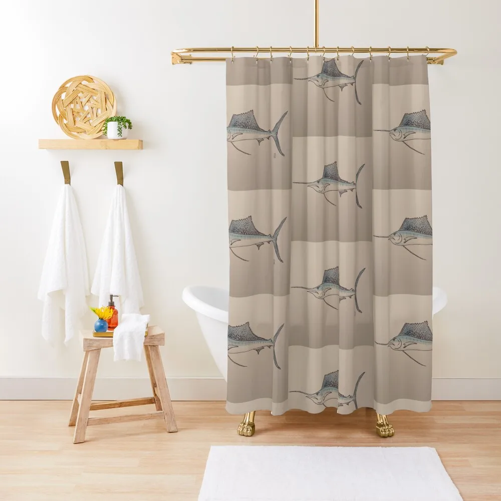 Sailfish Shower Curtain Shower Set Waterproof Shower Set For Bathroom Curtain
Sailfish Shower Curtain Shower Set Waterproof Shower Set For Bathroom Curtain