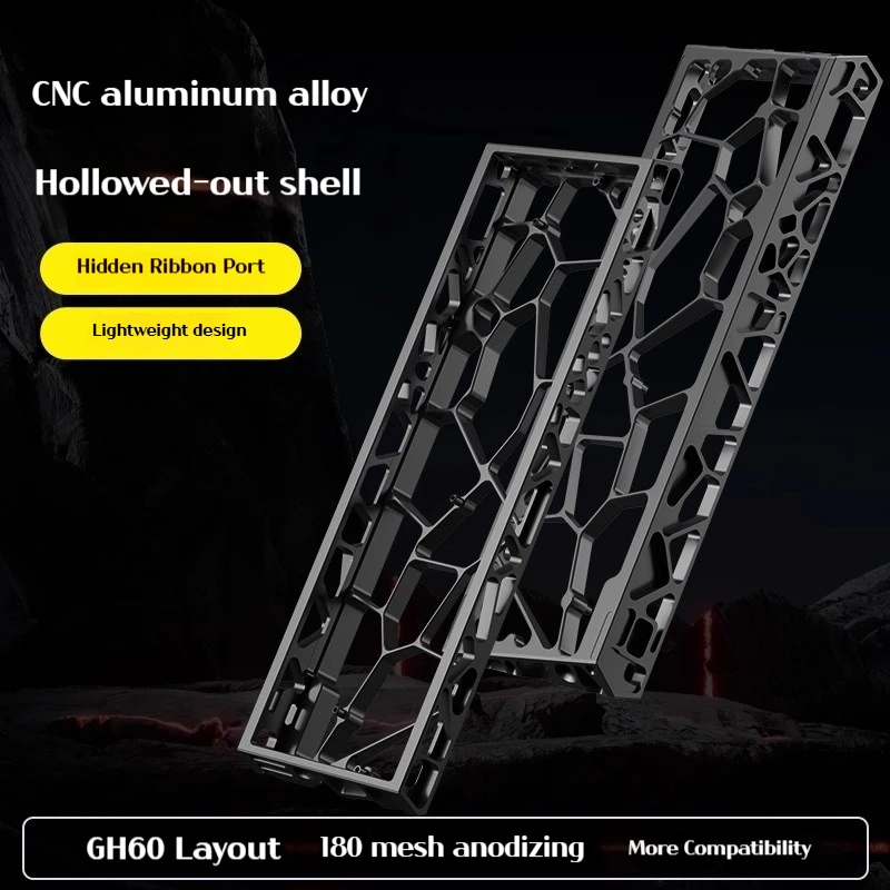 For Wooting 60HE GH60 Holy60 Hollow Aluminum Keyboard Case Shell 60% Keys Layout Mad 60he Raven61 Aula Win60 GT60 Keyboard Shell
For Wooting 60HE GH60 Holy60 Hollow Aluminum Keyboard Case Shell 60% Keys Layout Mad 60he Raven61 Aula Win60 GT60 Keyboard Shell