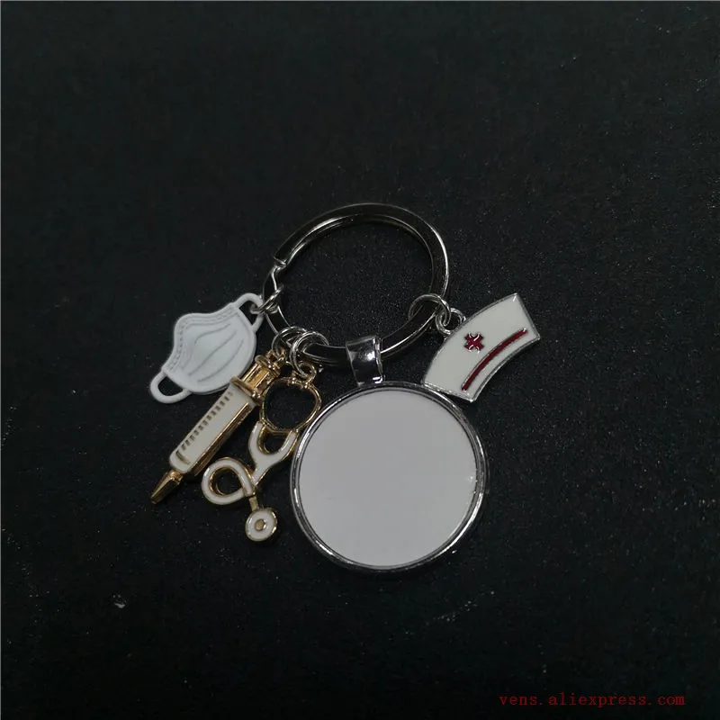 sublimation blank new nurse keychains key ring heat transfer printing blank diy materials 20pcs/lot
sublimation blank new nurse keychains key ring heat transfer printing blank diy materials 20pcs/lot