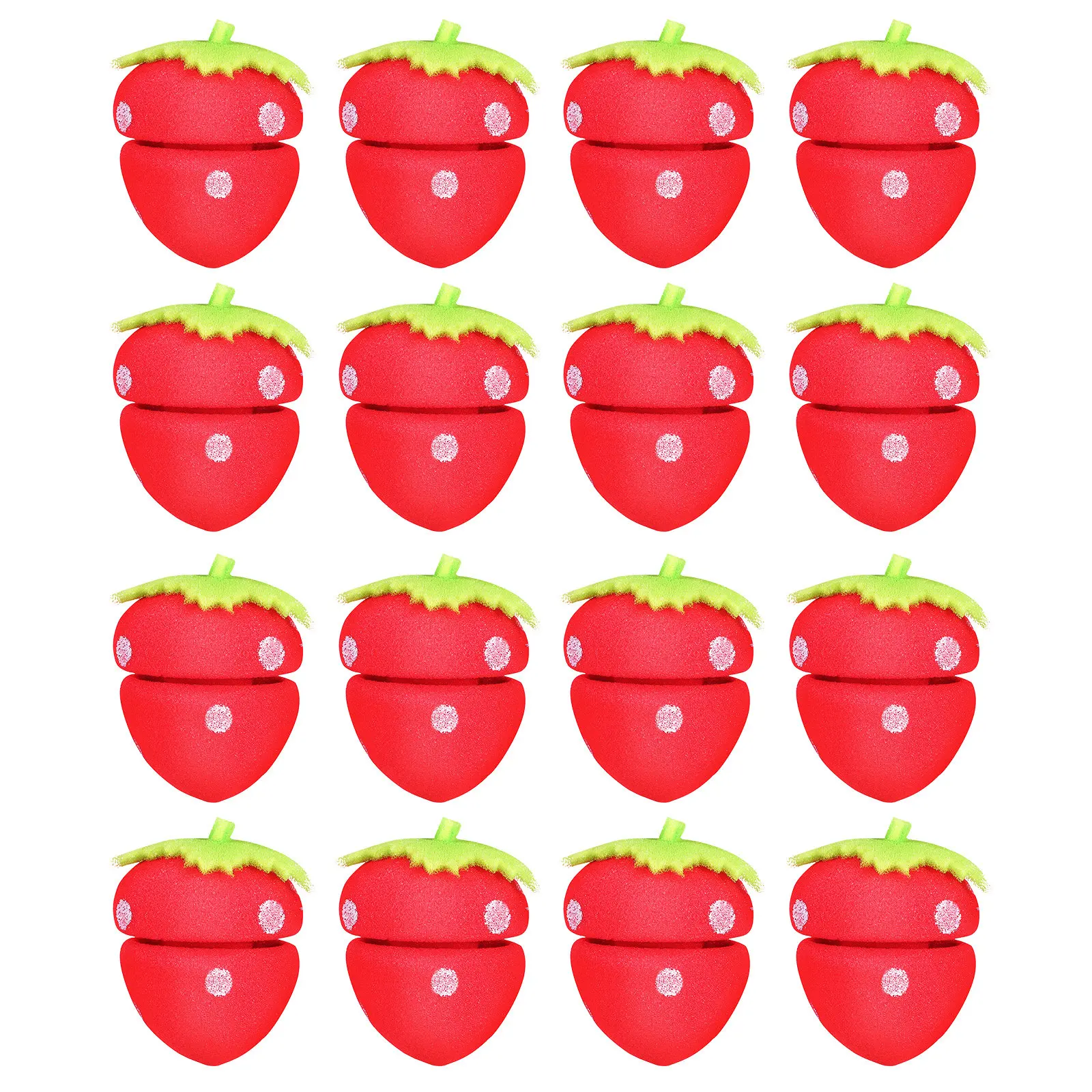 24Pcs Strawberry Sponge Curlers for Hair Heatless Overnight Styling Tools Soft Flexible Foam Rollers Women Long Short Hair Easy
24Pcs Strawberry Sponge Curlers for Hair Heatless Overnight Styling Tools Soft Flexible Foam Rollers Women Long Short Hair Easy