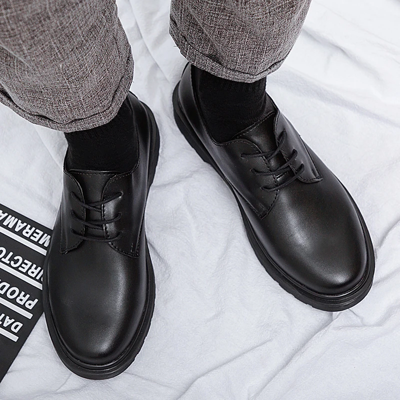 Youth Men's Formal Shoes Waterproof Non-Slip Black Chef Work Shoes Casual Leather Shoes for Office And Business Wear
Youth Men's Formal Shoes Waterproof Non-Slip Black Chef Work Shoes Casual Leather Shoes for Office And Business Wear