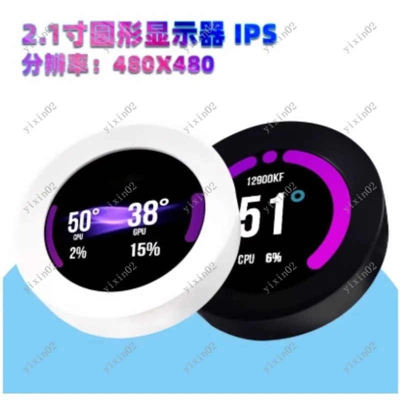 Монитор температуры AIO Cooler с круглым IPS-экраном 240x240 и USB для ПК (для модификаций)
Монитор температуры AIO Cooler с круглым IPS-экраном 240x240 и USB для ПК (для модификаций)