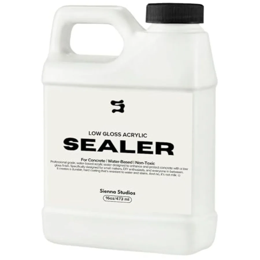 Acrylic Sealer for Concrete and Cement Crafts Low Gloss Non-Toxic Water Resistant Food Safe Compatible with Jesmonite 16 oz
Acrylic Sealer for Concrete and Cement Crafts Low Gloss Non-Toxic Water Resistant Food Safe Compatible with Jesmonite 16 oz