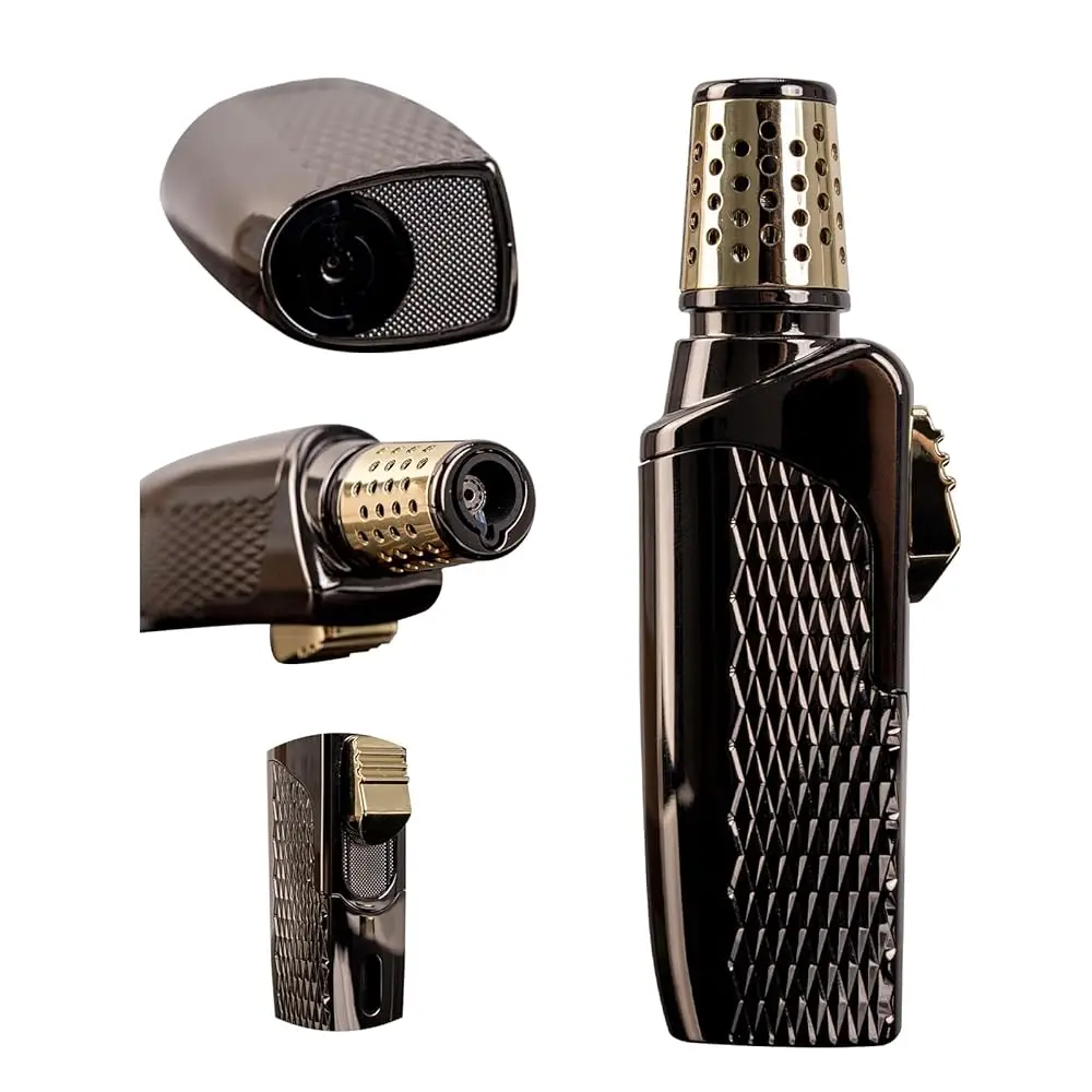 Ailexpress Recommendation - Butane Torch Lighter,Windproof Adjustable Jet Flame with Visible Gas Tank Lighter, Refillable Torch
Ailexpress Recommendation - Butane Torch Lighter,Windproof Adjustable Jet Flame with Visible Gas Tank Lighter, Refillable Torch