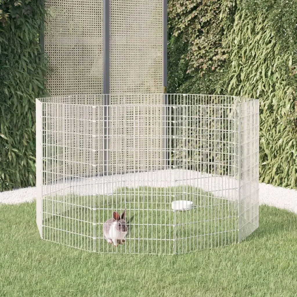 10-Panel Free Range Animal Enclosure - Galvanized Iron, 21.3x39.4 for Safe & Spacious Habitat
10-Panel Free Range Animal Enclosure - Galvanized Iron, 21.3x39.4 for Safe & Spacious Habitat